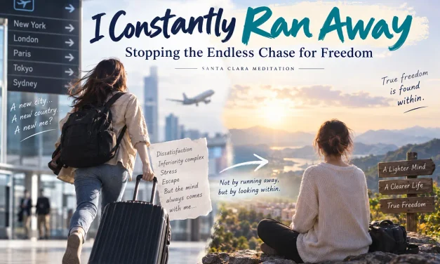🛫 “I Constantly Ran Away”: Stopping the Endless Chase for Freedom | Santa Clara Meditation