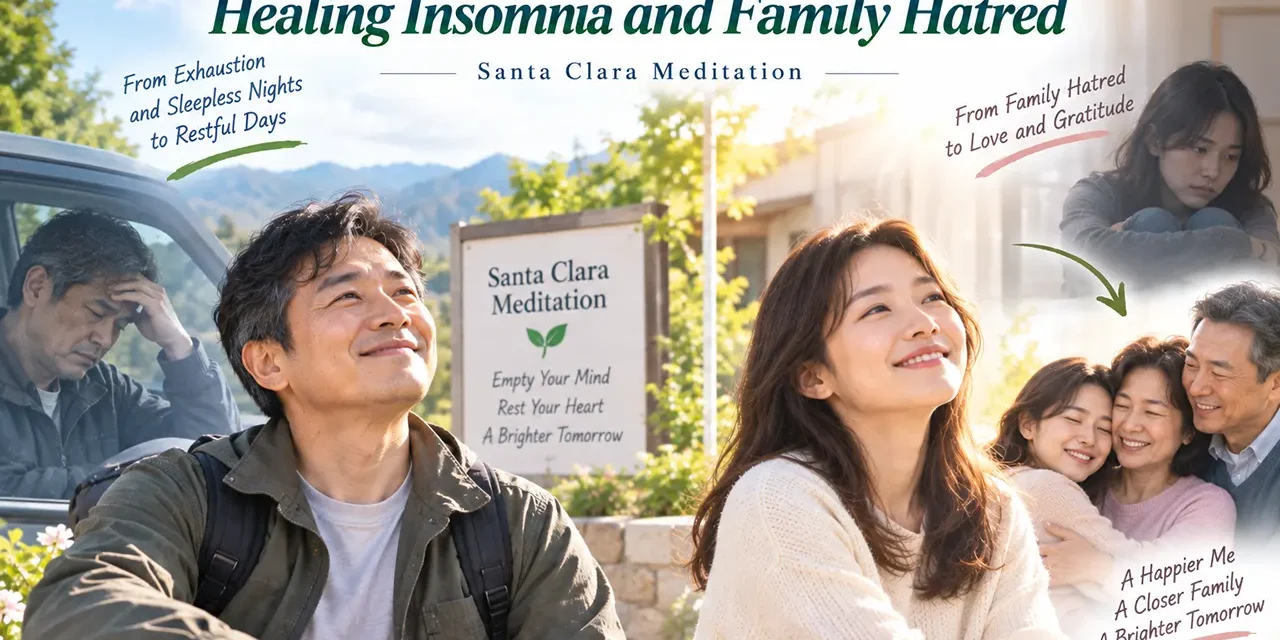🚙 Stumbling Upon a Sanctuary: Healing Insomnia and Family Hatred | Santa Clara Meditation